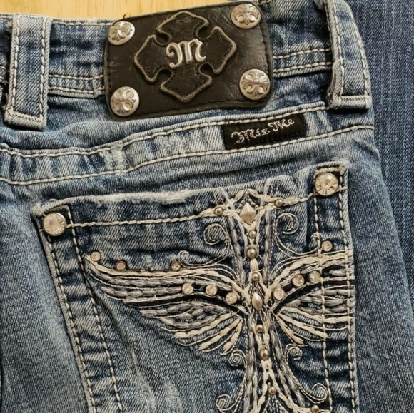Miss Me jeans  Size 27 skinny leg jeans - Picture 4 of 5